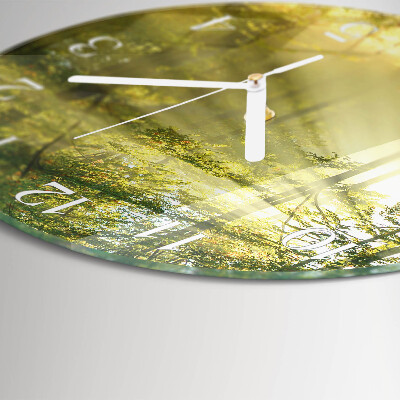 Reloj de pared redondo Bosque
