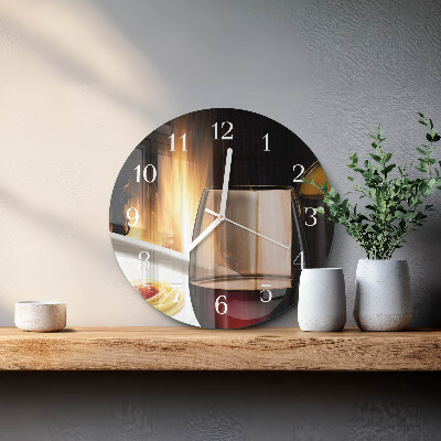 Reloj de pared redondo Espaguetis