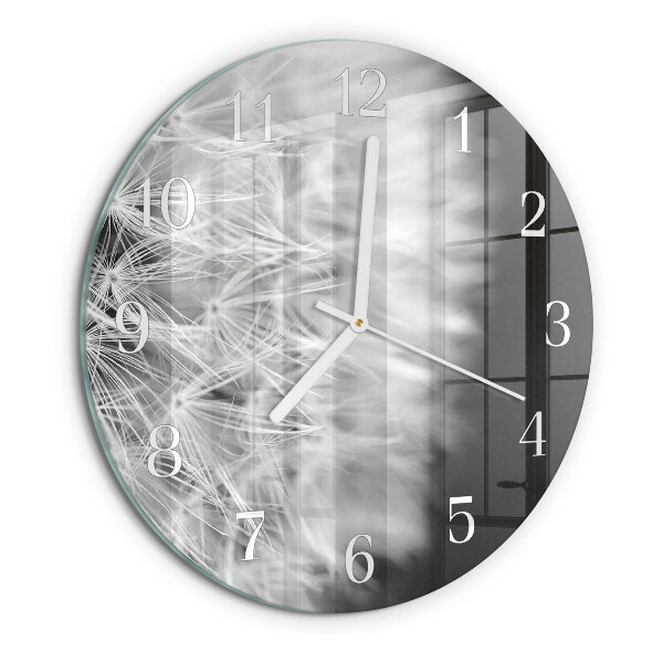 Reloj de pared redondo Diente de león