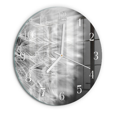 Reloj de pared redondo Diente de león