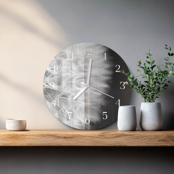 Reloj de pared redondo Diente de león