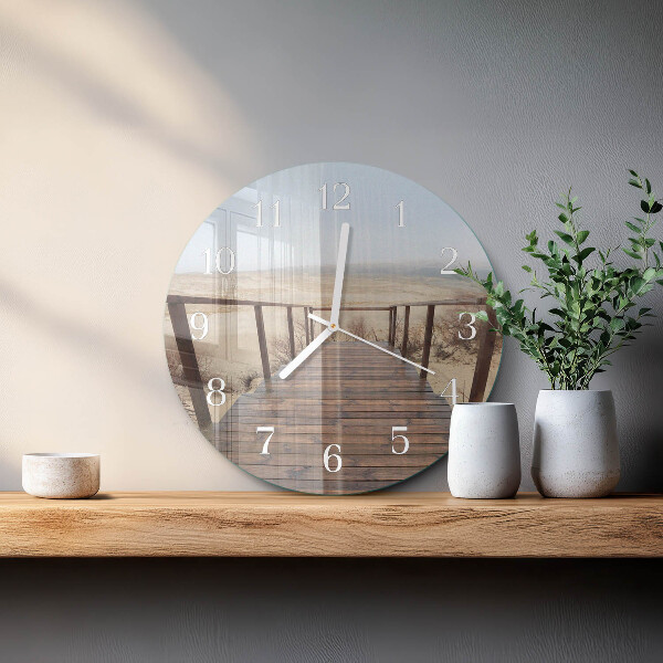Reloj de pared redondo Muelle