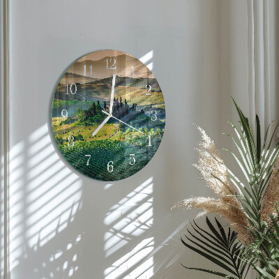 Reloj de pared redondo Paisaje