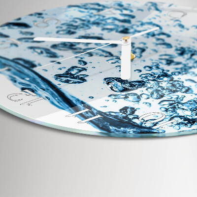 Reloj de pared redondo Agua