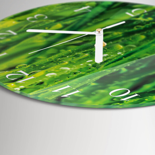 Reloj de pared redondo Césped