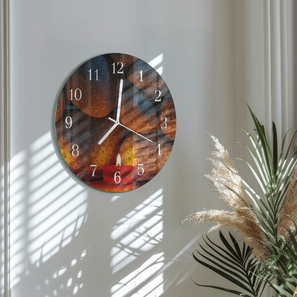 Reloj de pared redondo Piedras