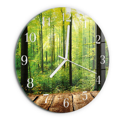 Reloj de pared redondo Bosque