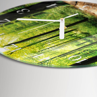 Reloj de pared redondo Bosque