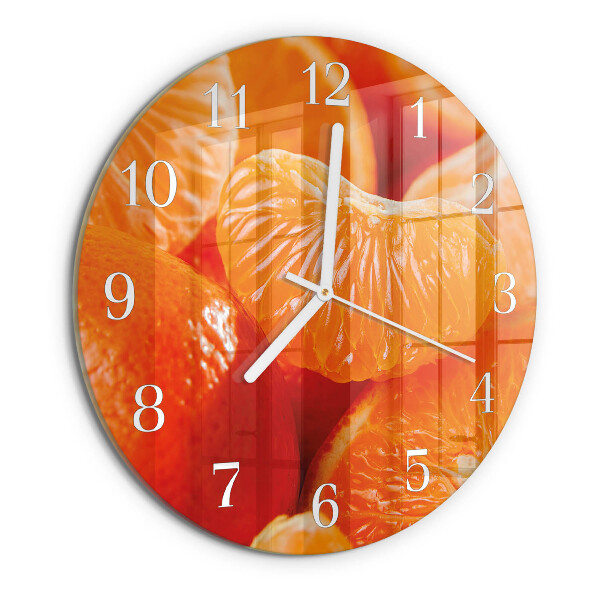 Reloj de pared redondo Mandarinas