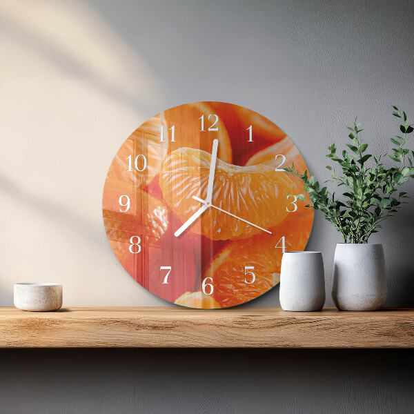 Reloj de pared redondo Mandarinas