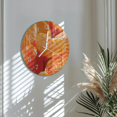 Reloj de pared redondo Mandarinas