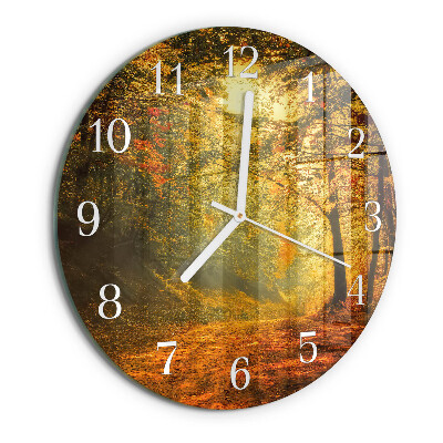 Reloj de pared redondo Otoño en el bosque