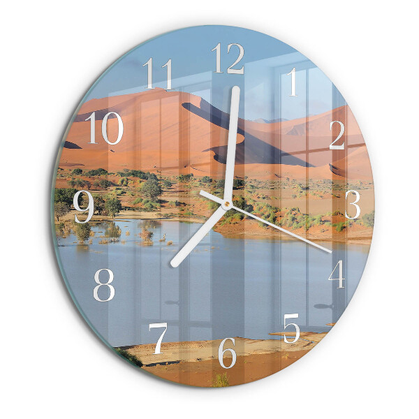 Reloj de pared redondo Desierto