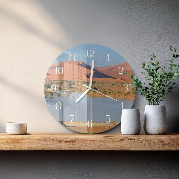 Reloj de pared redondo Desierto