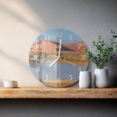 Reloj de pared redondo Desierto