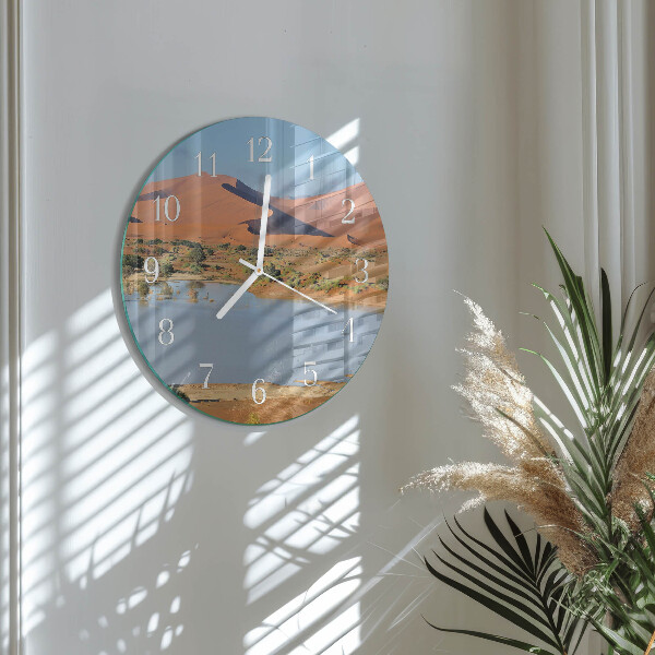 Reloj de pared redondo Desierto