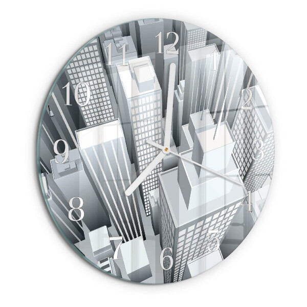 Reloj de pared redondo Edificios