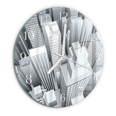 Reloj de pared redondo Edificios
