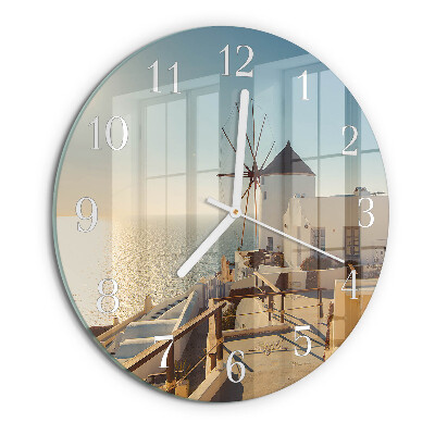 Reloj de pared redondo Santorini