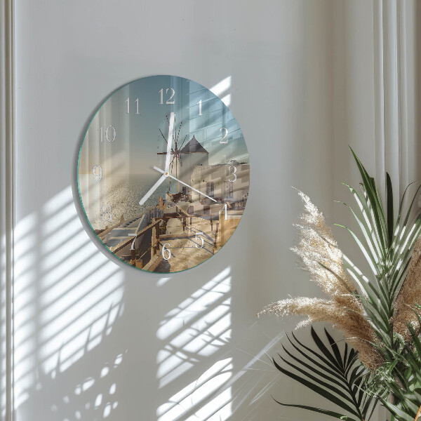 Reloj de pared redondo Santorini