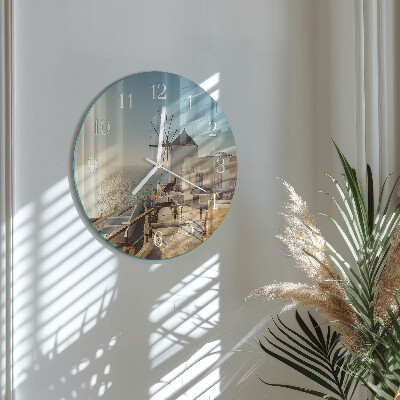 Reloj de pared redondo Santorini