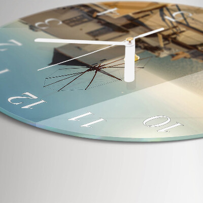 Reloj de pared redondo Santorini