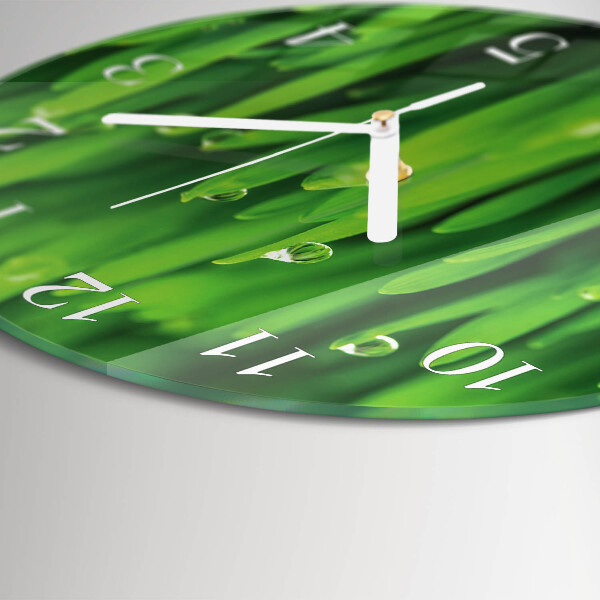 Reloj de pared redondo Césped