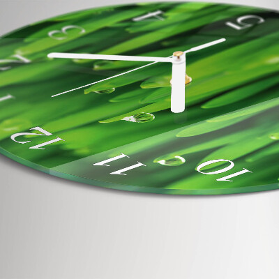 Reloj de pared redondo Césped