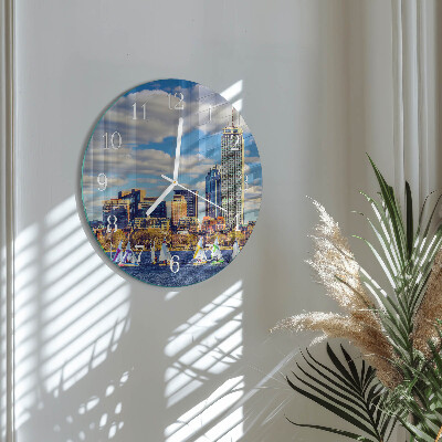 Reloj de pared redondo veleros