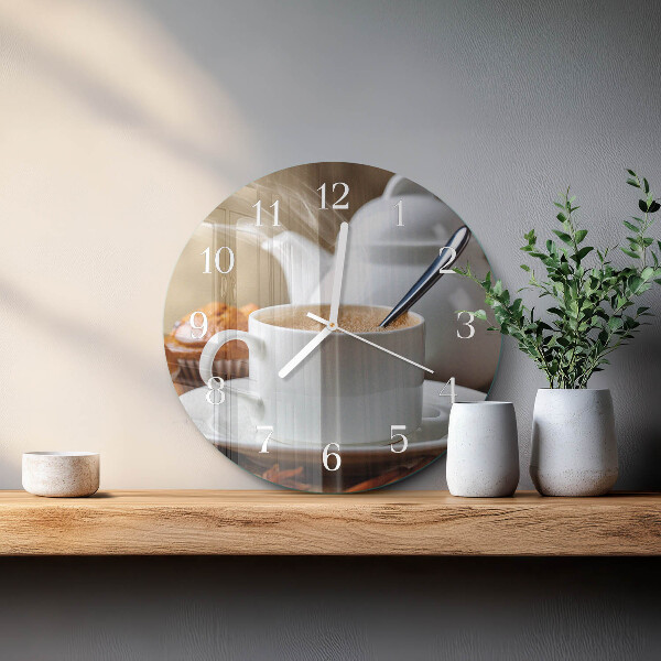 Reloj de pared redondo Taza