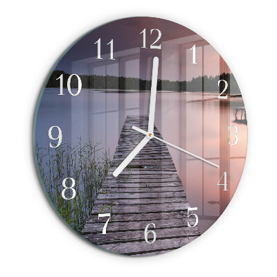 Reloj de pared redondo Puente