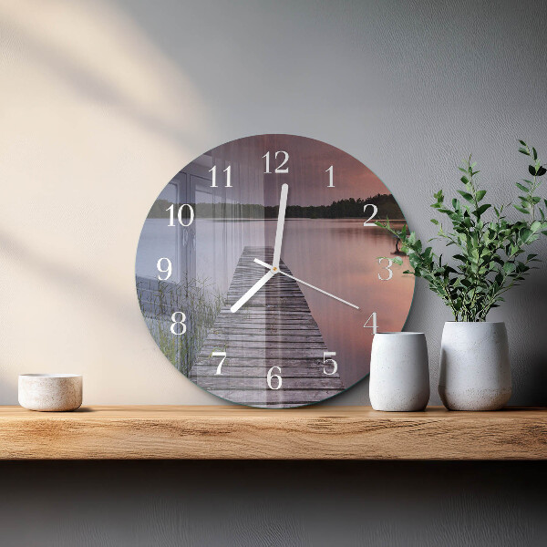 Reloj de pared redondo Puente