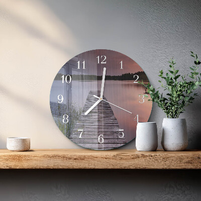 Reloj de pared redondo Puente