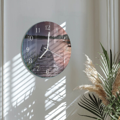 Reloj de pared redondo Puente