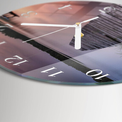 Reloj de pared redondo Puente