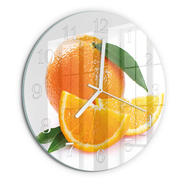 Reloj de pared redondo Naranjas