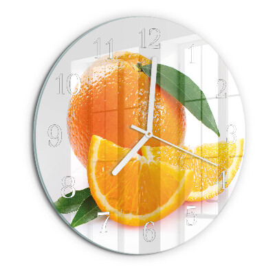 Reloj de pared redondo Naranjas