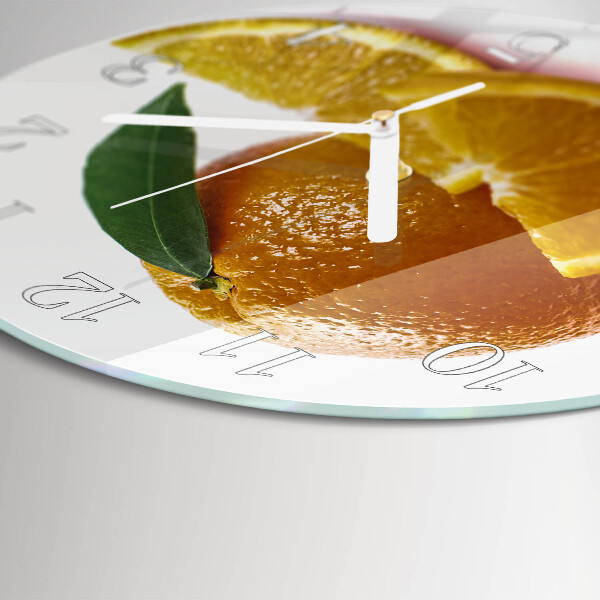 Reloj de pared redondo Naranjas
