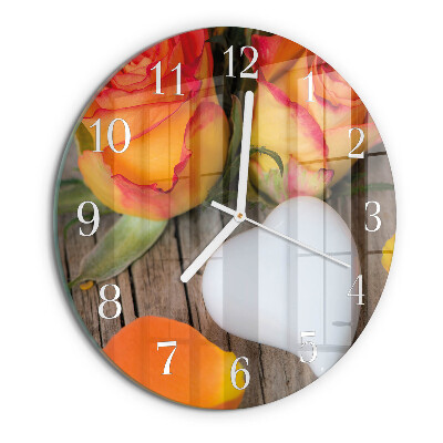 Reloj de pared redondo Corazón