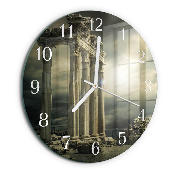 Reloj de pared redondo Acrópolis
