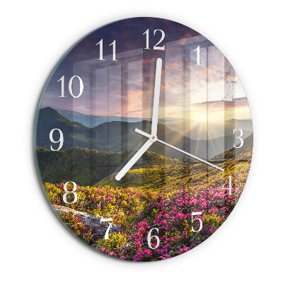 Reloj de pared redondo Paisaje