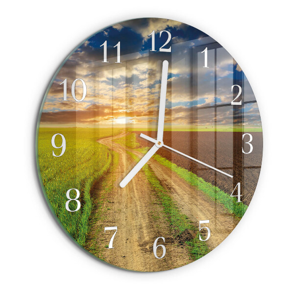 Reloj de pared redondo Campo