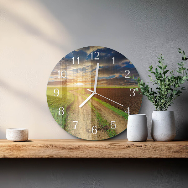 Reloj de pared redondo Campo