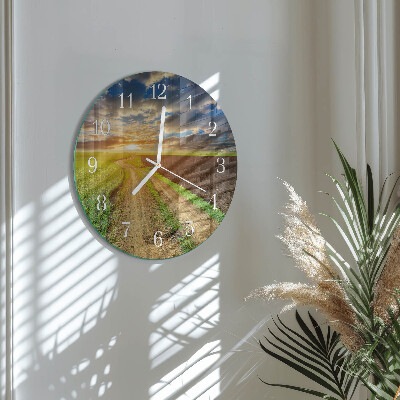 Reloj de pared redondo Campo