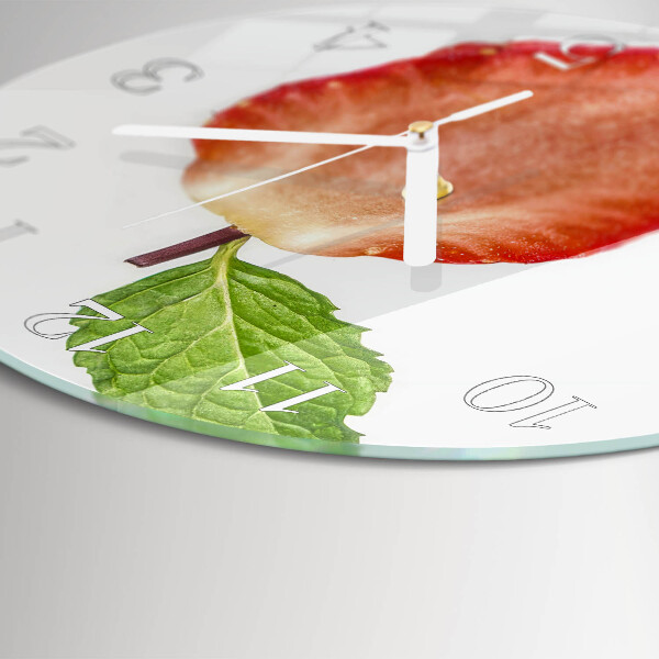 Reloj de pared redondo Fresa