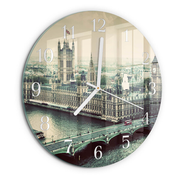 Reloj de pared redondo Londres