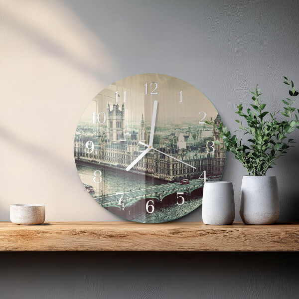 Reloj de pared redondo Londres