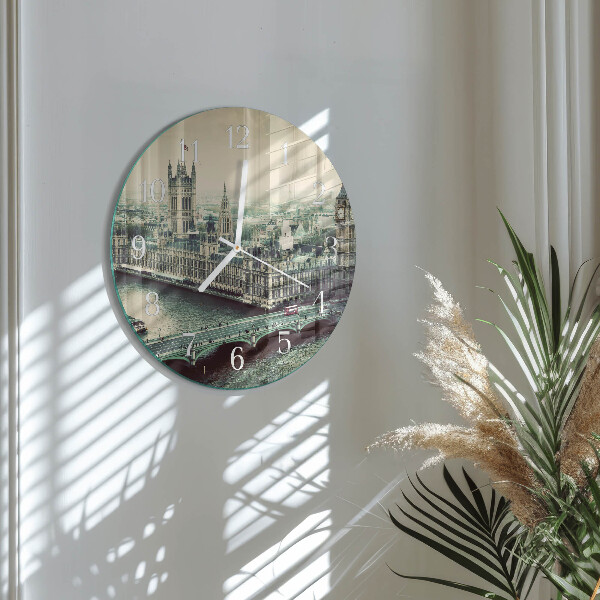 Reloj de pared redondo Londres