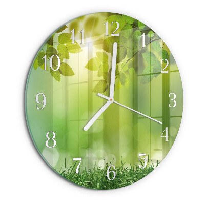 Reloj de pared redondo Primavera