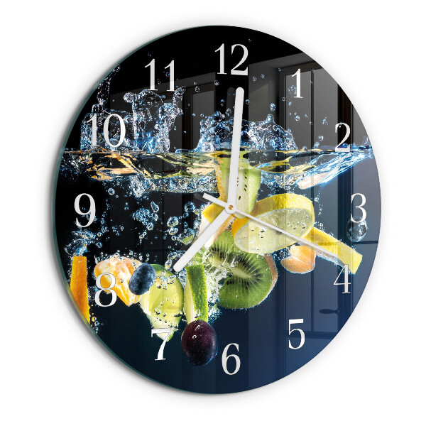 Reloj de pared redondo Fruta